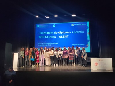 Lliurament de diplomes i premis Top Rosies Talent